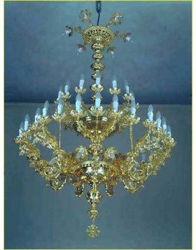 Bronze Gold plated Chandellier 0661001