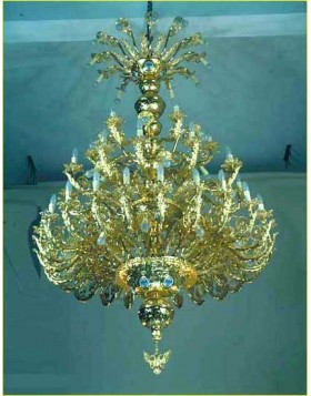 Bronze Gold plated Chandellier 0662002