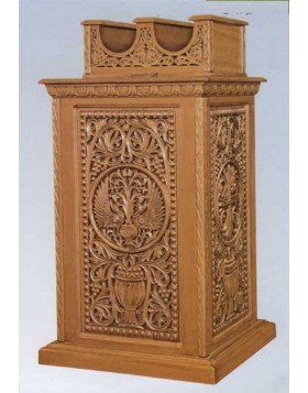 Wood carved Candle stand 0707023
