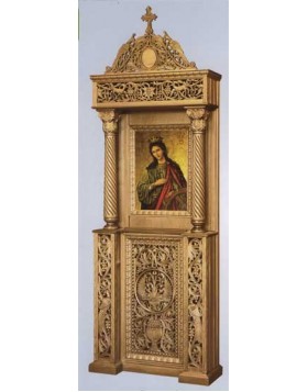 Wood carved Icon stand 0709022