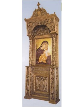 Wood carved Icon stand 0709023