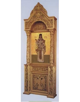 Wood carved Icon stand 0709026